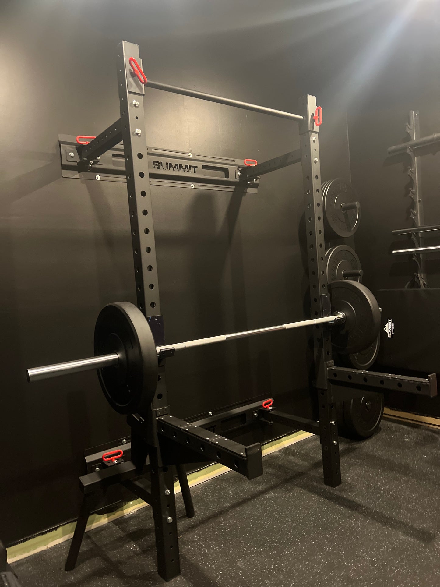 Folding Wall-Mounted Squat Rack