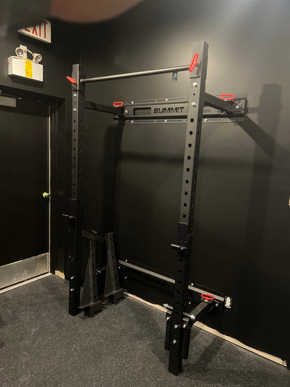 Folding Wall-Mounted Squat Rack