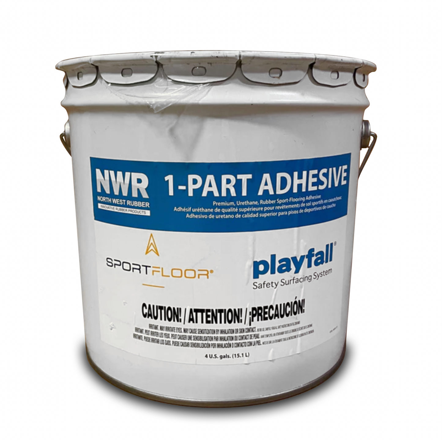 NWR Industrial Strength Rubber Flooring Adhesive 4 Gallon Bucket