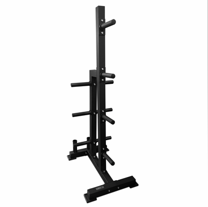 Mountain Bumper Plate and Barbell Rack