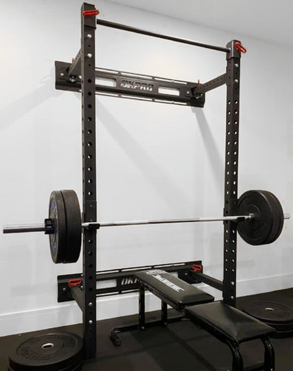 Folding Wall-Mounted Squat Rack - SummitRubber